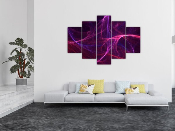 Absztrakt görbék képe (150x105 cm)