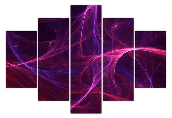 Absztrakt görbék képe (150x105 cm)