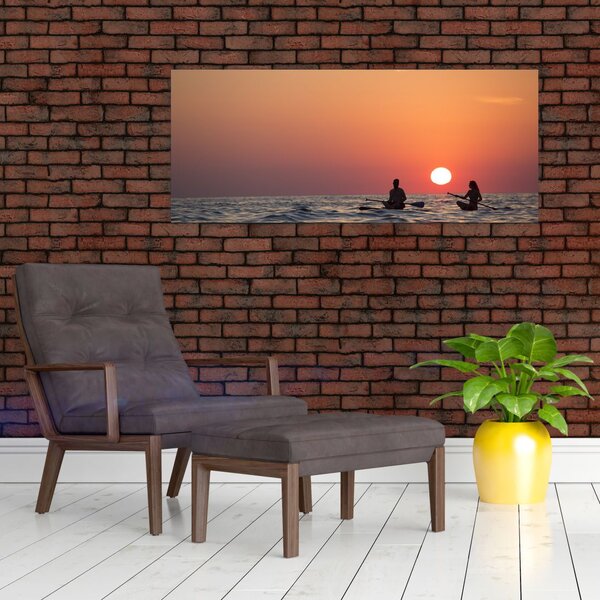 Kenuzók képe naplementekor (120x50 cm)