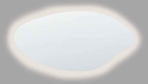 LED fürdőszobai tükör SOLOGNY 120 cm 60 cm Ezüst