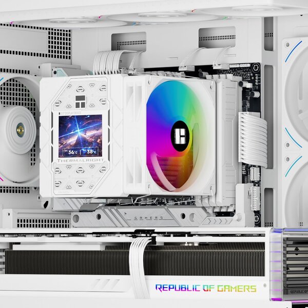 Thermalright Peerless Assassin 120 Vision ARGB fehér processzor hűtő