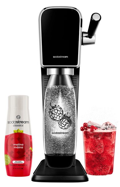 SodaStream ART Black Málna Zero Megapack