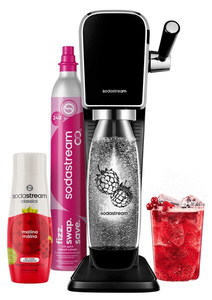 SodaStream ART Black Málna Zero Megapack