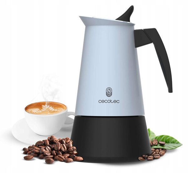 CECOTEC Piccolina 600 kotyogós kávéfőző 300ml Világoskék/Fekete 109