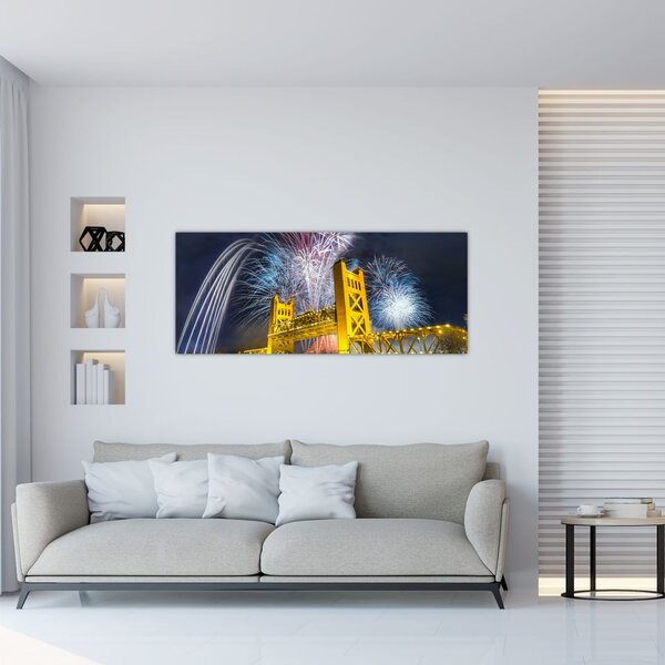 Kép - Szilveszteri éjszaka (120x50 cm)