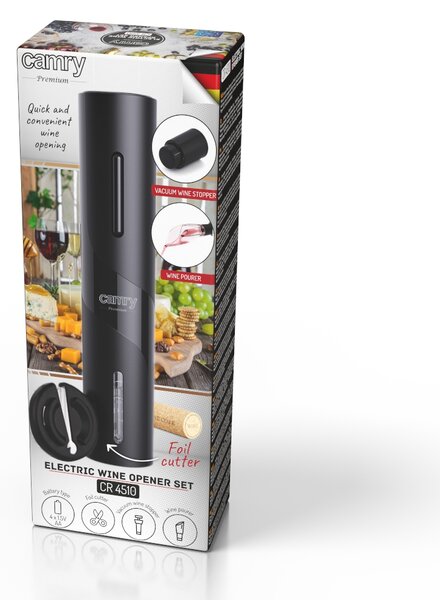 Camry CR 4510 Wine Opener - Elektromos palacknyitó - Fekete