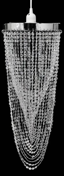 VidaXL Kristály Medál Lámpaernyő 22 x 58 cm