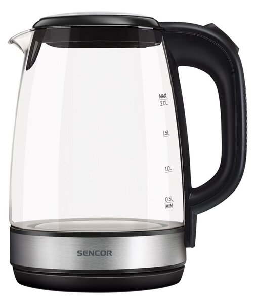 Sencor SWK 2080BK üveg vízforraló 2200W 2L fekete