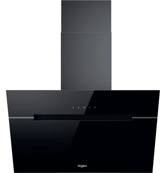 Whirlpool WHVP 62F LT SK konyhai szagelszívó Falra szerelhető Fekete 495 m³/h A