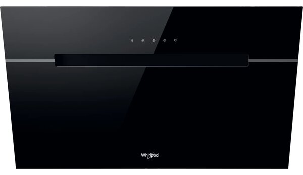 Whirlpool WHVP 62F LT SK konyhai szagelszívó Falra szerelhető Fekete 495 m³/h A