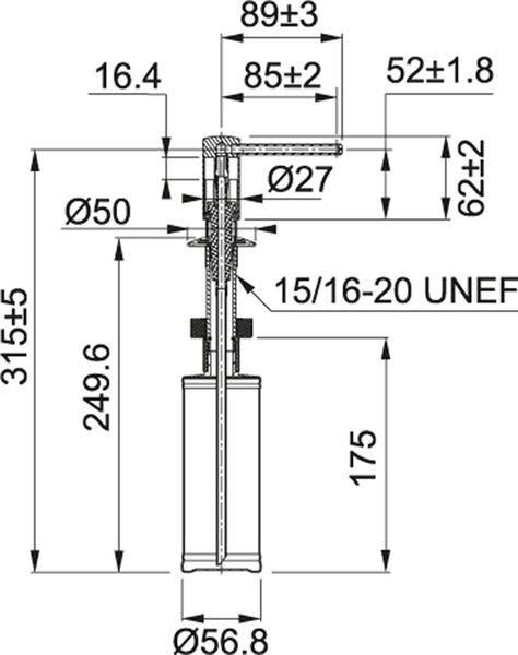 FRANKE 119.0578.743 Comfort folyadékadagoló fekete