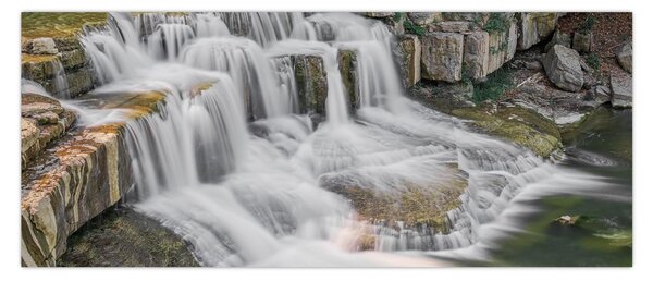 Vízesés képe (120x50 cm)