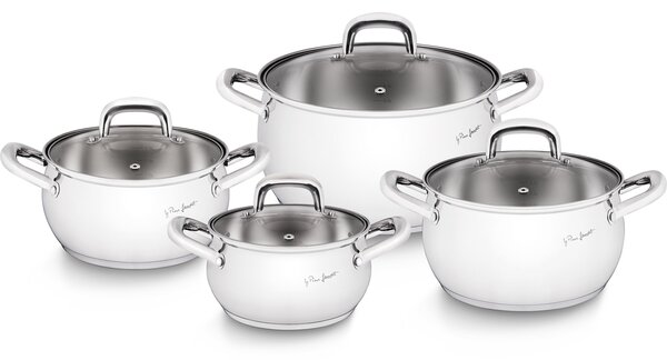 Lamart LT1111 Shape 8db-os Edényszett - Inox