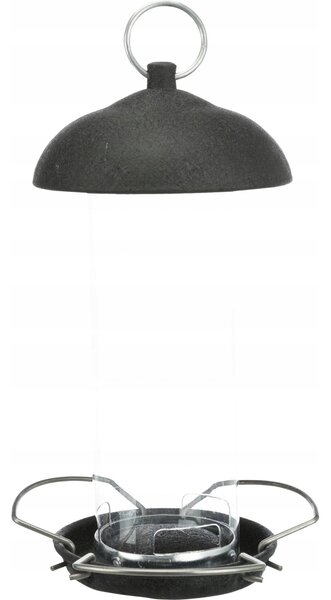 Trixie 55418 Madáretető Kerti Madaraknak Fekete Műanyag Állókával 560 ml/10 cm