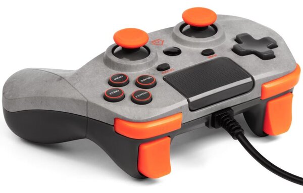 Snakebyte GAME:PAD 4 S vezetékes kontroller szürke-narancs (SB910234)