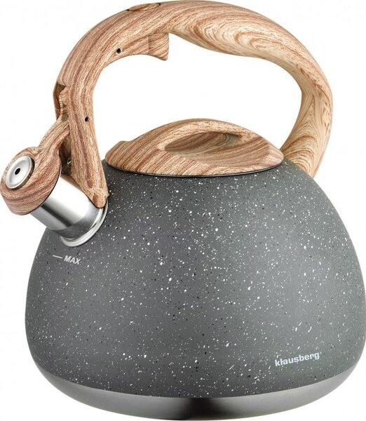 Klausberg Teáskanna, Sípszóval - 2.8L - Szürke KB-7509
