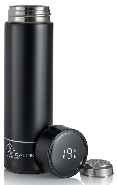 Extralink Smart Travel Mug LED 500ml Termosz - Fekete