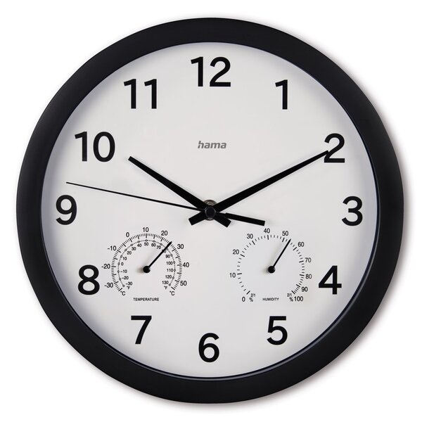 Hama 185868 Malta Falióra Ø 25cm - Fekete / Fehér