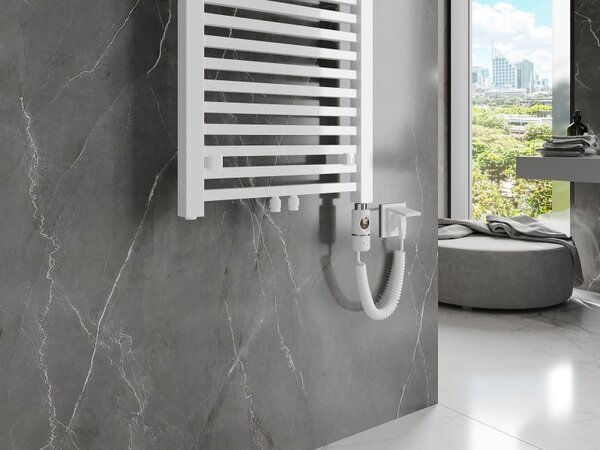 Mexen Pluton, elektromos fűtőelem 1450x600 mm + fűtőrúd 900 W, fehér, W106-1450-600-2900-20