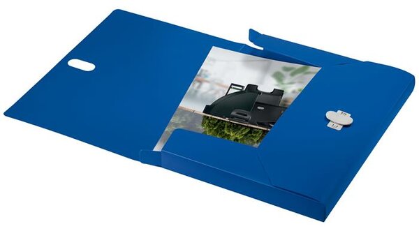 Leitz 46230035 iratrendező mappa 250 lapok Kék Polipropilén (PP)