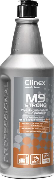 CLINEX M9 Strong 1L tekočina za čiščenje močno umazanih tal