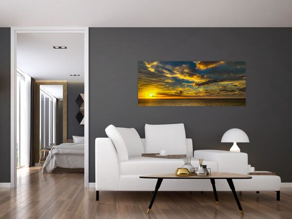 Naplemente a tengeren (120x50 cm)