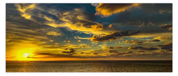 Naplemente a tengeren (120x50 cm)