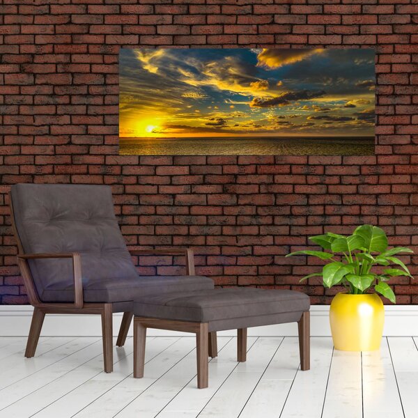 Naplemente a tengeren (120x50 cm)