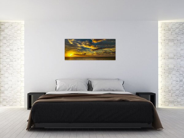 Naplemente a tengeren (120x50 cm)