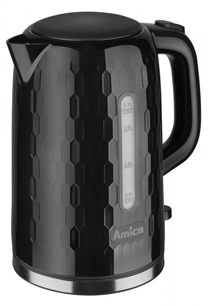 Amica KM3010 Elektromos Vízforraló 2200W 1.7L Fekete