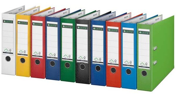 Leitz 180° Lever Arch File Plastic gyűrűs iratgyűjtő A4 Zöld