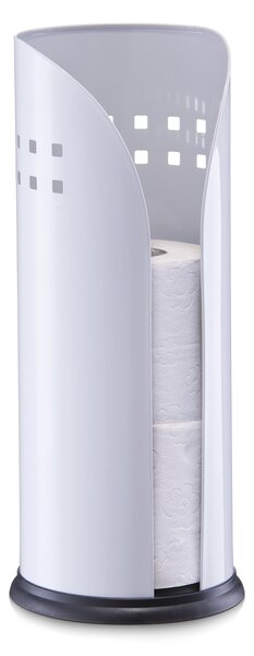 Fém WC-Papír Tartó, Fehér, Ø 14,5xM34,5 cm