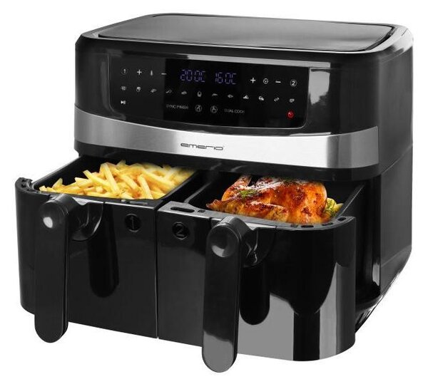 Emerio AF-126672.4 Forrólevegős fritőz 9 l 2400 W Fekete
