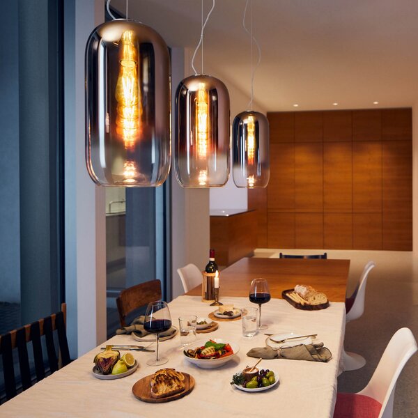 Függőlámpa Artemide, Gople, dimmable, Réz, Nappali, Üveg, Dizájn