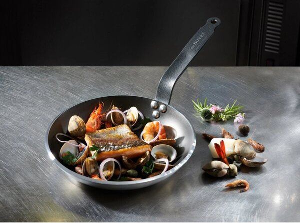 De Buyer Choc Resto Serpenyő 24cm - Inox