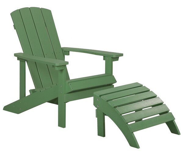 Kerti szék ADIRONDACK Zöld