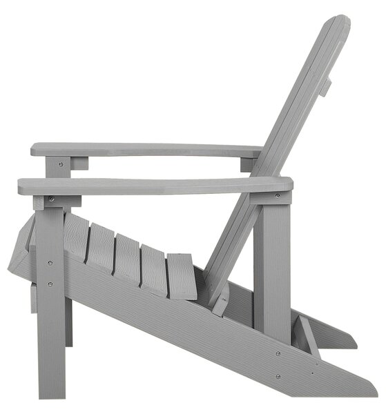 Kerti szék ADIRONDACK Világosszürke