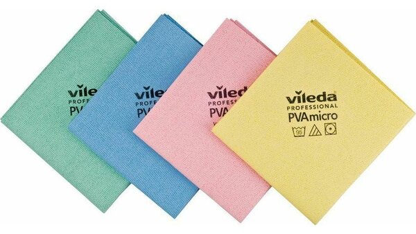 Vileda Mikroszálas törlőkendő 35 x 38 cm PVA_ piros (143586)