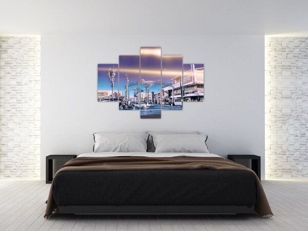 Kép egy utcáról Las Vegasban (150x105 cm)