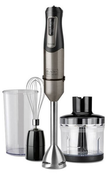 Black & Decker BXHBA1200E Botmixer - Fekete/Ezüst