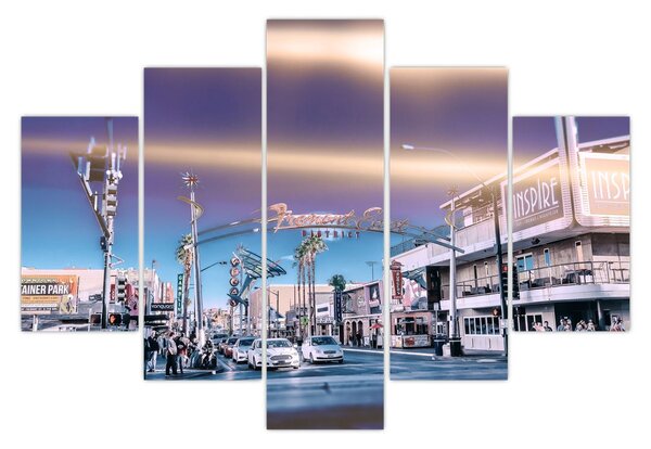 Kép egy utcáról Las Vegasban (150x105 cm)