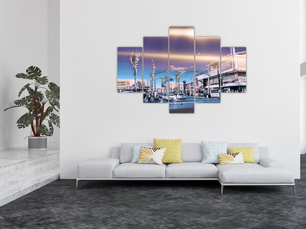 Kép egy utcáról Las Vegasban (150x105 cm)