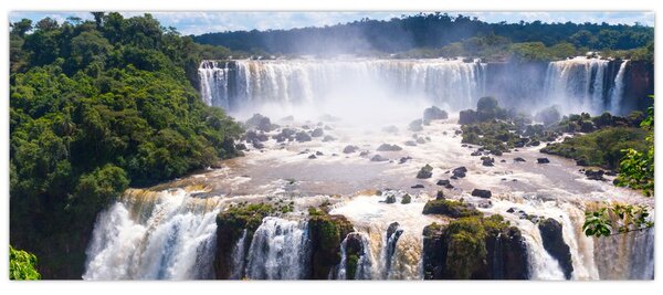 Iguassu vízesés képe (120x50 cm)