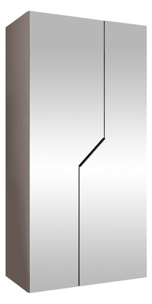 Gardróbszekrény Hartford 600, Laminált forgácslap, 202x100x52cm, Fekete, Kasmír