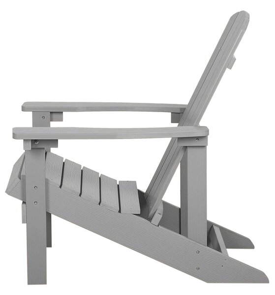 Kerti szék ADIRONDACK Világosszürke