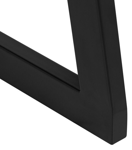 Négyszintes polcos elem JOPLIN 143 cm Fekete
