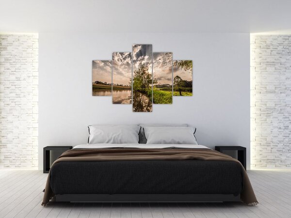 Természet kép sugarakkal (150x105 cm)