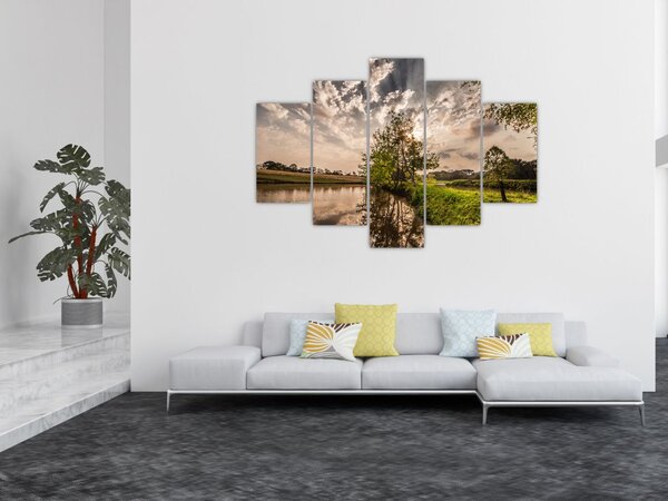 Természet kép sugarakkal (150x105 cm)