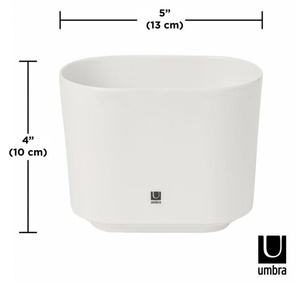 Umbra Step Fogkefetartó Pohár Fehér