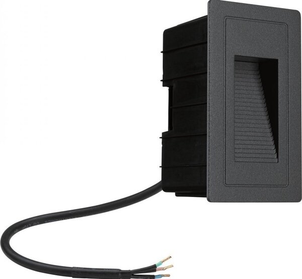 Paulmann 94382 Fali beépíthető lámpa Fixen beépített LED-es LED Fekete
